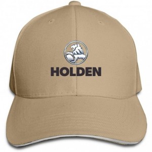 Baseball Caps Design Holden Automobile Logo Cotton Peak Cap for Womens Black - Natural - CB192WKQWMA $29.48