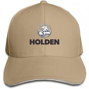 Baseball Caps Design Holden Automobile Logo Cotton Peak Cap for Womens Black - Natural - CB192WKQWMA $16.60