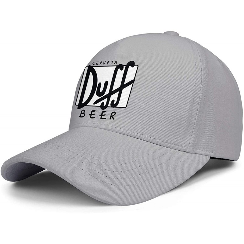 Baseball Caps Duff Beer Logo Womens Baseball Trucker Protection - Duff Beer Logo-42 - CS18X7MNQSK $15.92