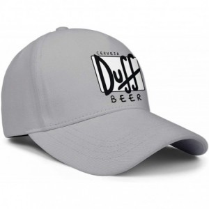 Baseball Caps Duff Beer Logo Womens Baseball Trucker Protection - Duff Beer Logo-42 - CS18X7MNQSK $15.92