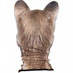 Balaclavas 3D Animal Neck Gaiter Warmer Windproof Full Face Mask Scarf for Ski Halloween Costume - Brown Bear - CQ18I4T04DL $...