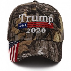 Baseball Caps Men Women Make America Great Again Hat Adjustable USA MAGA Cap-Keep America Great 2020 - 2020-camouflage - C318...