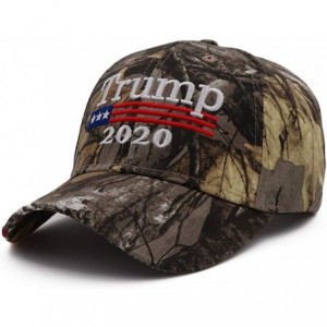Baseball Caps Men Women Make America Great Again Hat Adjustable USA MAGA Cap-Keep America Great 2020 - 2020-camouflage - C318...