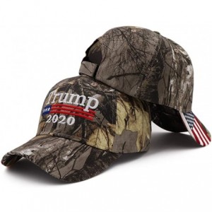 Baseball Caps Men Women Make America Great Again Hat Adjustable USA MAGA Cap-Keep America Great 2020 - 2020-camouflage - C318...