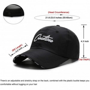 Baseball Caps Lightweight Baseball Waterproof Protection - Cp14-black - CG18EXGDXSO $11.11