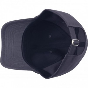 Baseball Caps Men Plain Cotton Basic Baseball Cap Plus Big Size 2XL 3XL 4XL Hat Truckers - Darkgray - CP18G3EGXOI $22.46