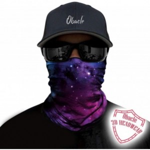 Balaclavas Seamless Bandana Rave Face Mask Women Men for Dust Wind Sun Protection - Starry Sky Deep Purple - C418NH6GK6I $8.59