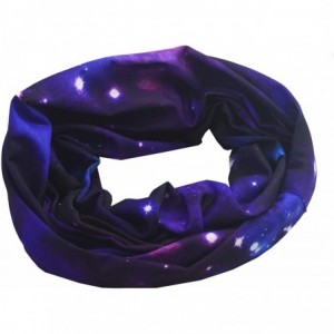 Balaclavas Seamless Bandana Rave Face Mask Women Men for Dust Wind Sun Protection - Starry Sky Deep Purple - C418NH6GK6I $8.59