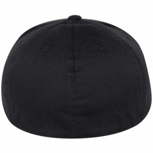 Baseball Caps Yp Wooly Twill Hat - Black - CM110MKUENN $13.70