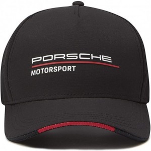 Baseball Caps Motorsport Black Hat - CJ18YKRA9EH $32.43