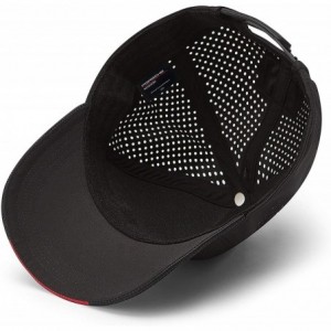 Baseball Caps Motorsport Black Hat - CJ18YKRA9EH $32.43
