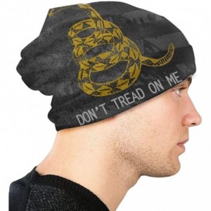 Skullies & Beanies Unisex Fashion Flag Beanie Baggy Hat Slouchy Skull Beanie for Men Women - Don't Tread on Me2 - CZ193G65D74...