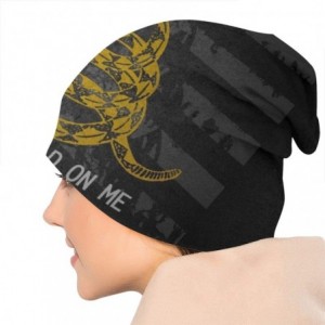 Skullies & Beanies Unisex Fashion Flag Beanie Baggy Hat Slouchy Skull Beanie for Men Women - Don't Tread on Me2 - CZ193G65D74...