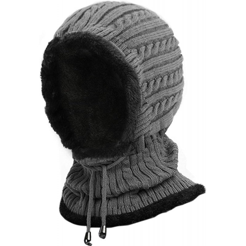 Skullies & Beanies Flannel Unisex Beanie hat - Mut-gray - CB18H67Y600 $12.06