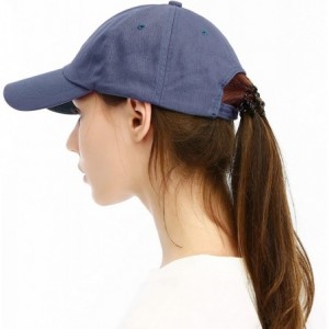 Baseball Caps Unisex Washed Dyed Cotton Adjustable Solid Baseball Cap - Dfh269-middle Grey - CX18GMCTRLY $9.96