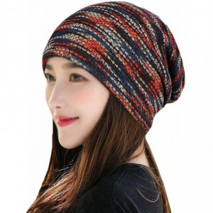 Skullies & Beanies Women Girl Velvet Slouchy Beanie Hat Street Fashion Warm Winter Skull Cap - A-khaki - CA18YZLUO8U $18.74