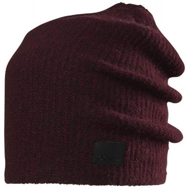 Skullies & Beanies Marlon Cashmere Beanie - Wine - CG11DM71KJF $23.08