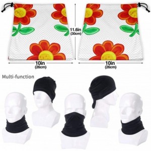 Balaclavas Flower Non Slip Seamless Dust Men & Women Face Mask For Outdoor Sports Neck Gaiter Cover Scarf Bandana Balaclava -...