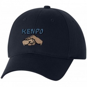 Baseball Caps Kenpo Custom Personalized Embroidery Embroidered Hat Cap - Navy - CY12N4VS500 $35.52