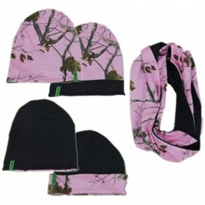 Skullies & Beanies Realtree Ladies Scarf and Beanie Set - Mini Ap Pink - CU18QRNA3QA $16.17