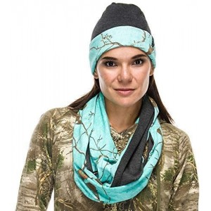 Skullies & Beanies Realtree Ladies Scarf and Beanie Set - Mini Ap Pink - CU18QRNA3QA $16.17