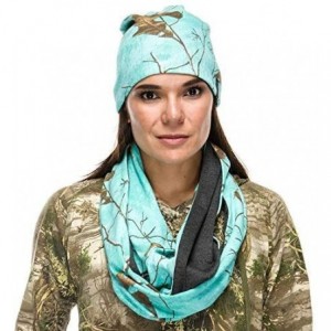 Skullies & Beanies Realtree Ladies Scarf and Beanie Set - Mini Ap Pink - CU18QRNA3QA $16.17