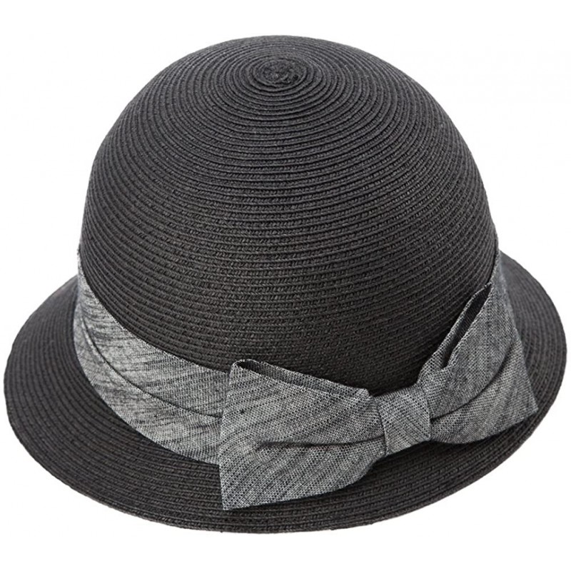Sun Hats Womens UPF50 Foldable Summer Sun Beach Straw Hats Accessories Wide Brim - 89316_black - CD17XXKR966 $15.80
