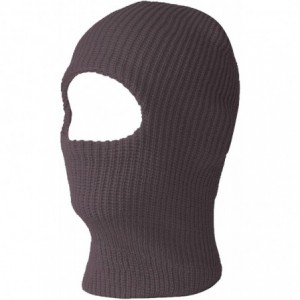 Balaclavas 1 One Hole Ski Mask (Solids & Neon Available) - Charcoal - CD112MWO9WV $7.42