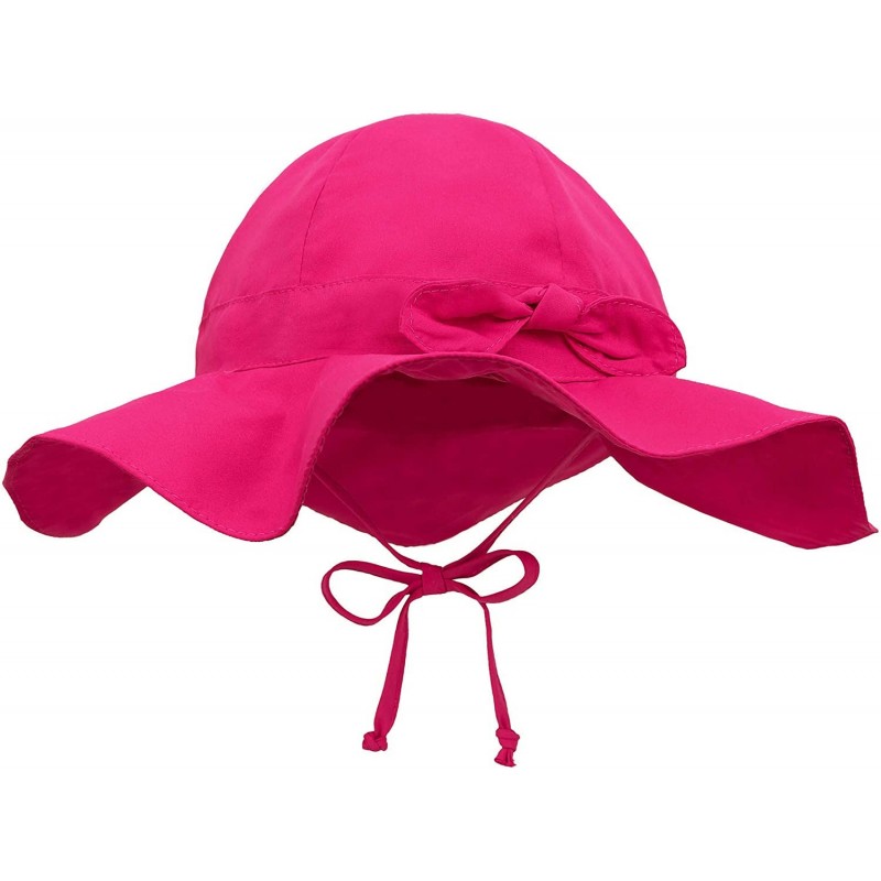 Sun Hats Baby's UPF 50+ UV Protection Outdoor Beach Sun Hat - Rose - CB194AT0M99 $10.17