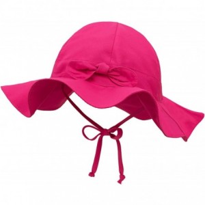 Sun Hats Baby's UPF 50+ UV Protection Outdoor Beach Sun Hat - Rose - CB194AT0M99 $10.17