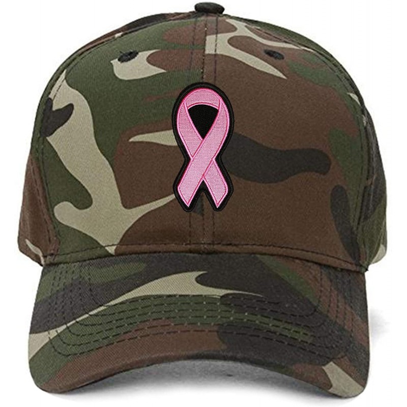 Baseball Caps Hat - Women's Adjustable Cap - Breast Cancer Awareness - Camo - CO18I5LKDTW $18.60