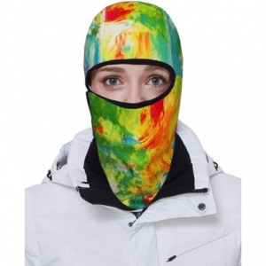 Balaclavas Women Men Mask Cover Mouth and Nose Winter Windproof Fleece Balaclava Face Mask Ski Mask Winter - Oil Painting - C...