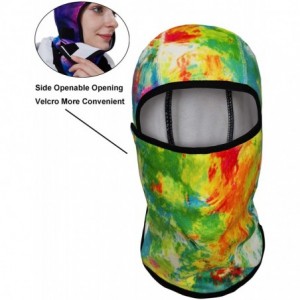 Balaclavas Women Men Mask Cover Mouth and Nose Winter Windproof Fleece Balaclava Face Mask Ski Mask Winter - Oil Painting - C...