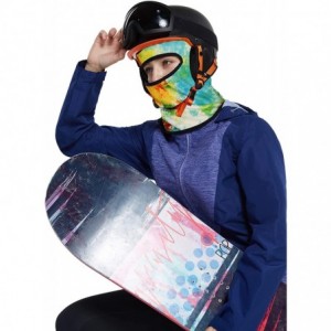 Balaclavas Women Men Mask Cover Mouth and Nose Winter Windproof Fleece Balaclava Face Mask Ski Mask Winter - Oil Painting - C...