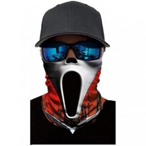 Balaclavas Skull Face Mask- Rave Bandana- Neck Gaiter- Scarf- Summer Balaclava for Dust Wind UV Protection - Kaf - C2197ZSDTM...