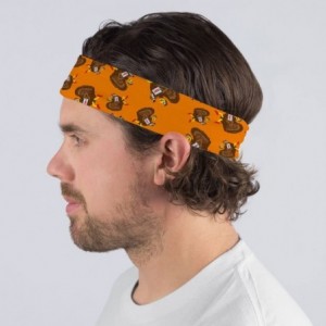 Headbands RokBAND Multi-Functional Holiday Running Headband - Thanksgiving Turkey Trot Styles - Turkeys - CX128EZHXNB $31.08