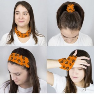 Headbands RokBAND Multi-Functional Holiday Running Headband - Thanksgiving Turkey Trot Styles - Turkeys - CX128EZHXNB $17.46