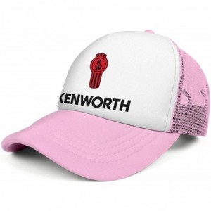 Baseball Caps W900-Trucks Baseball Cap for Men Novel Adjustable Mesh Hat Dad Strapback Hats - Pink-3 - C518AHC5X00 $18.58