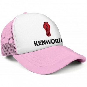 Baseball Caps W900-Trucks Baseball Cap for Men Novel Adjustable Mesh Hat Dad Strapback Hats - Pink-3 - C518AHC5X00 $38.89