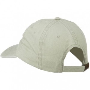 Baseball Caps Hawaii Flower Aloha Embroidered Washed Cap - Stone - CV11RNPIIHJ $19.12