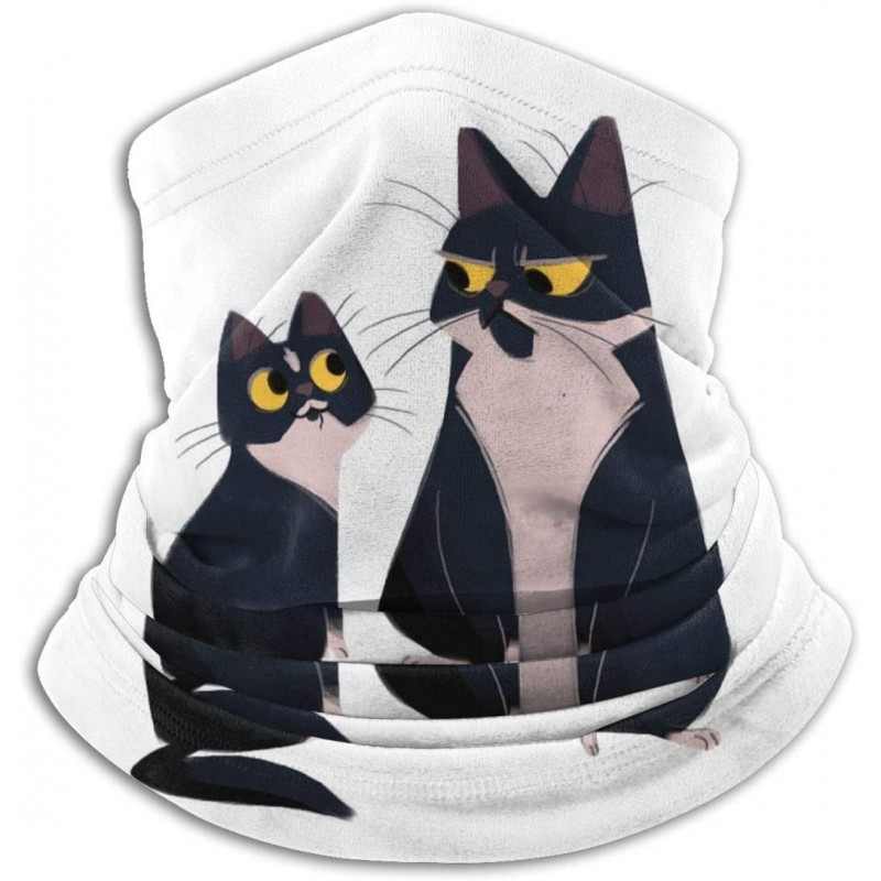 Balaclavas Face Mask Custom Colorful Cat Style 3D Seamless Half Face Bandanas Balaclava (style24) - Style24 - CB197ZEAOYS $15.33