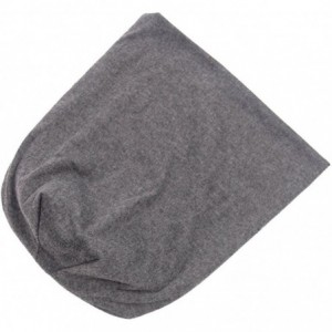 Skullies & Beanies Unisex Indoors Cotton Beanie- Soft Sleep Cap for Hairloss- Cancer- Chemo - Black+grey - CV189ZO3X9D $9.62