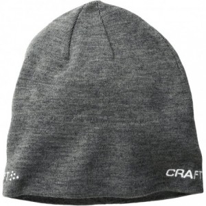 Skullies & Beanies Craft Knit Race Running Training Sport Beanie Hat - Dark Grey Melange - C112ELJ6Y4X $34.23