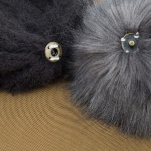 Skullies & Beanies Womens Winter Hat Slouchy Warm Beanie Hats Faux Fur Pompom Chunky Baggy Ski Cap with Fleece Lined for Wome...