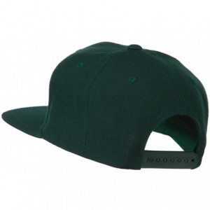 Baseball Caps Big Diamond Embroidered Flat Bill Cap - Spruce - C311Q3SRZ85 $19.32