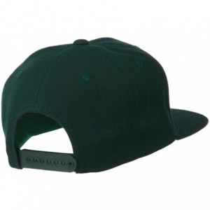 Baseball Caps Big Diamond Embroidered Flat Bill Cap - Spruce - C311Q3SRZ85 $19.32