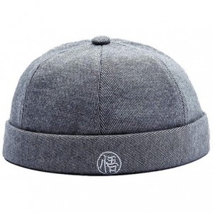 Skullies & Beanies Parent-child Cap Blend 6Panels Brimless Hat Beanie Skull Cap - Light Grey - C618IMQ73QD $10.38