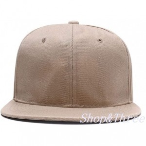 Baseball Caps Custom Embroidered Baseball Cap Personalized Snapback Mesh Hat Trucker Dad Hat - Hiphop Khaki - CM18HLIDX8C $17.30