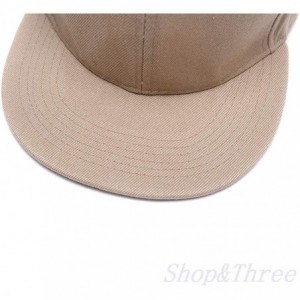 Baseball Caps Custom Embroidered Baseball Cap Personalized Snapback Mesh Hat Trucker Dad Hat - Hiphop Khaki - CM18HLIDX8C $17.30