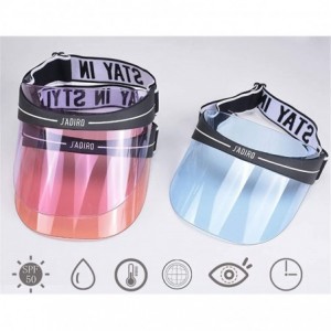 Visors Sun UV Protection Visor- Sport Sun Visor Hat with Adjustable Elastic Strap for Women Men - Gray - C318UXGQTWY $12.99